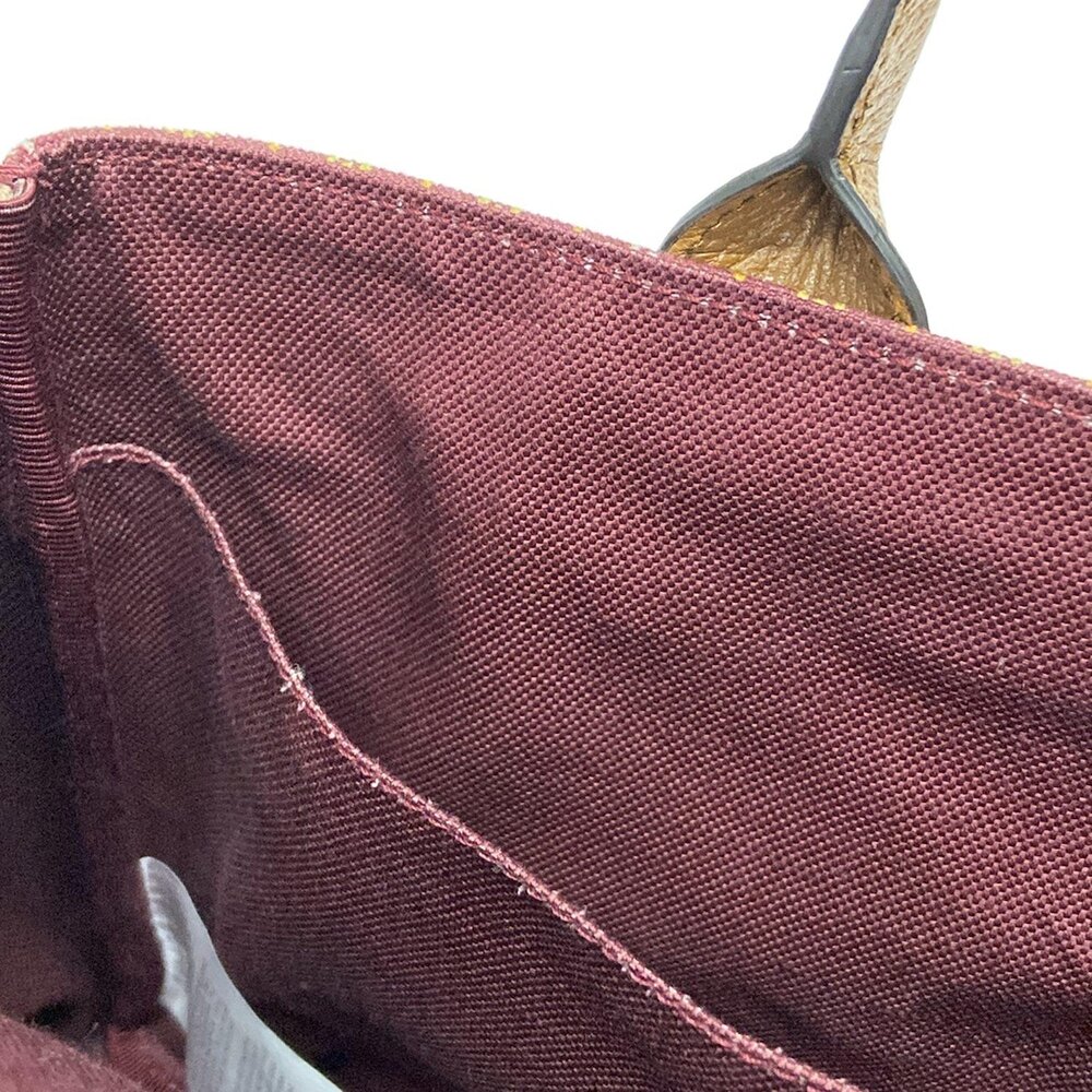 Gucci Interlocking G Tote Bag 628159 Bordeaux Brown Multi Canvas Leather - Picture 12 of 15